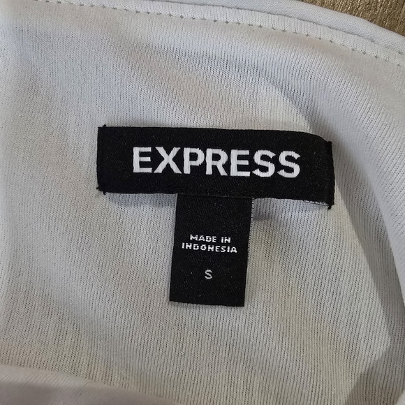 Express Cocktail & Party Sequin Cowl Neck Asymmetrical Hem Midi Dress - Picture 8 of 10